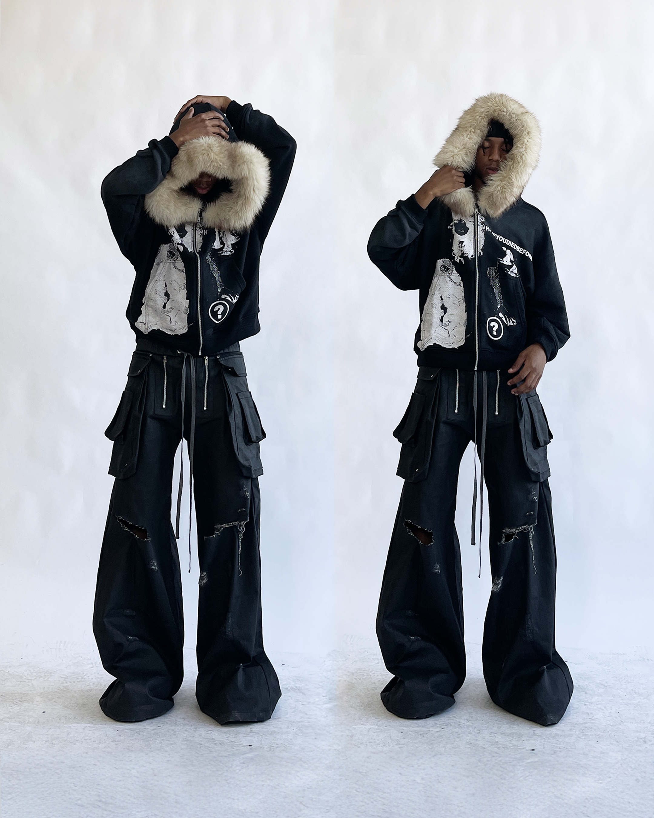 Mycelium V3 Fur Hoodie